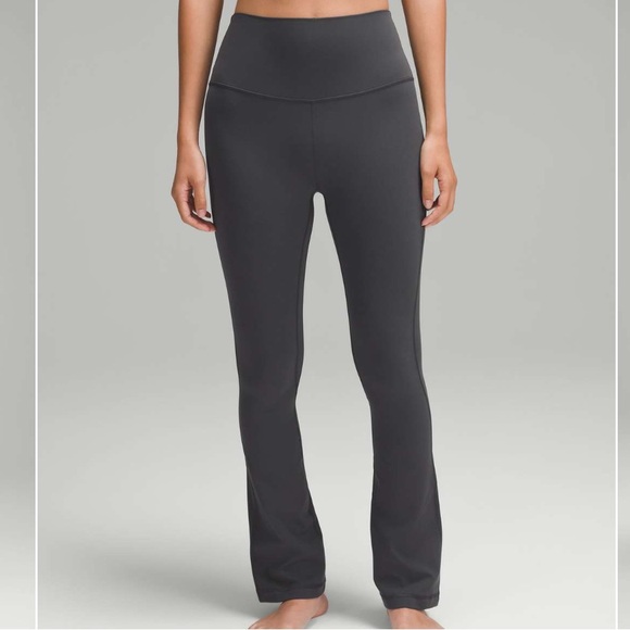 NWT Lululemon Align High-Rise Mini-Flared Pant 28" Graphite Grey Size 4 - Picture 7 of 11